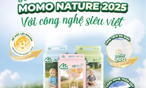 Momo Nature 2025: Bước đột phá mới với bề mặt lợi khuẩn và công nghệ thấm hút vượt trội